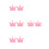 4Pièces Kit Ongles Silicone Rose Support Doigts Brosse Poudre 6