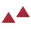 2Pièces Triangles De Routière Rouge En Plastique Résistant 9