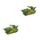 2Pièces Jouet Char Tank Plastique Vert Pour Petits 7