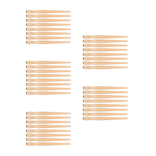 40Pièces Support Plume En Bois Khaki Pour Artistes, Et 2