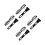 4Pièces Ensemble Ressorts Selle Rétro Noir Fixation Sécurisée 9