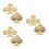 6Pièces Pins Broche Plum Blossom Et 5
