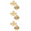 6Pièces Pins Broche Plum Blossom Et 3