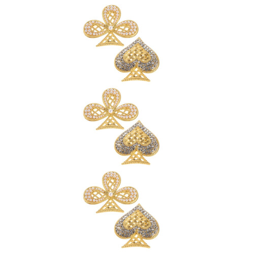 6Pièces Pins Broche Plum Blossom Et 2