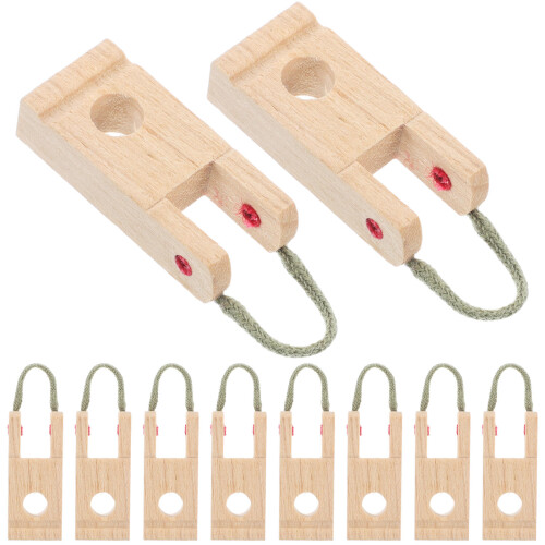 2Pièces Fixation Bois Piano Kaki Accessoires Hauts De Gamme 1