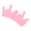 4Pièces Kit Ongles Silicone Rose Support Doigts Brosse Poudre 2