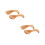 2Ensembles Couverts Bois Enfants Ustensiles Mignons 8