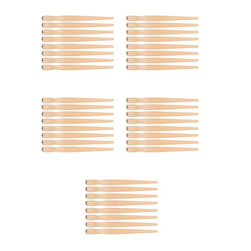 40Pièces Support Plume En Bois Khaki Pour Artistes, Et 1