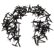 300Pièces Griffes De Corbeau Noires En Plastique Pour Accessoires DIY