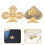 6Pièces Pins Broche Plum Blossom Et 6