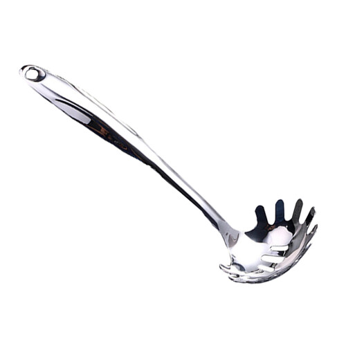 2Pièces Ustensiles De Cuisine Longues Poignées Creuses Argentées 1