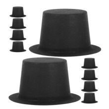 200Pièces Mini Chapeaux PVC Pour Artisanat Fêtes Et Décorations