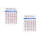 2Pièces Affiches Mandoline Accessoires Notes Fret Accords Multicolores 5