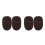 4Pièces Pour Polir Chaussures Bottes Noir 8