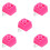 5Pièces Freins Rose Faciles À Installer Pour Rollers Enfants 9