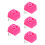 5Pièces Freins Rose Faciles À Installer Pour Rollers Enfants 6