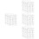 16Pièces Accessoire Quilling Bois Durable Pour Usage Beige 6