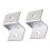 16Pièces Support Z Aluminium Pour Solaire Argenté 2