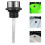 2Pièces Niveau Huile Aluminium Compatible 7