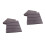 8Pièces Dalles Extérieur Emboîtables Gris Pour Terrasse 3