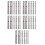 60Pièces Règles Couture Aluminium Précises Pour Mesure DIY 7
