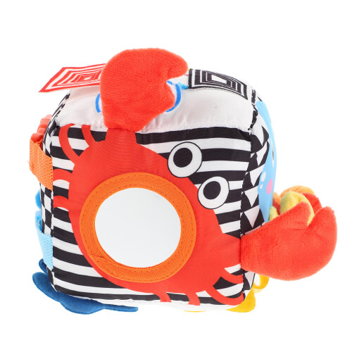 2Pièces Cube D'activité Bébé En Tissu Sécurisé 1