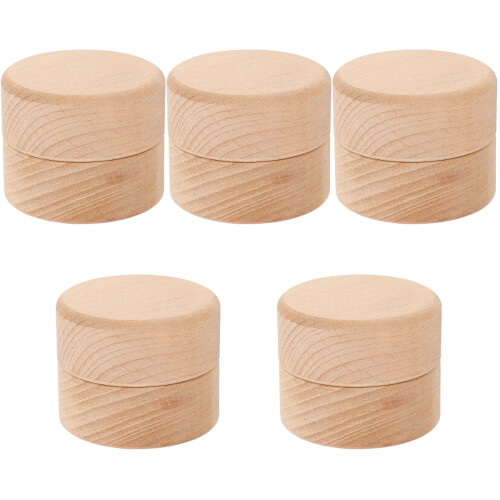 5Pièces Boîte En Bois Pour Dents De Bébé Souvenir Clair 2