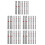 60Pièces Règles Couture Aluminium Précises Pour Mesure DIY 8