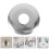30Pièces Flasques Murales Sprinkler Inoxydable Argenté Durable 10