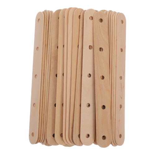100Pièces Supports Bois Durable Pour De Bougies DIY 2