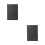 2Pièces Cahier À Dessin Noir Papier Bois Portable Usage 5