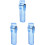 3Pièces Coque Bleue En Pour Briquet Usage 3