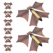 32Pièces Suspendus Décoratifs Chauve-Souris Marron Halloween Plastique