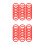 120Pièces Anneaux Rouge Mini Pour Jeu D'adresse 6