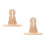 2Pièces Support Bois Pour Roue De Hamster Silencieuse Marron Clair 9