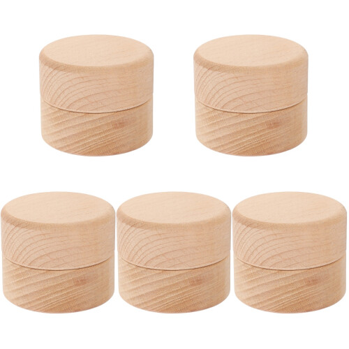 5Pièces Boîte En Bois Pour Dents De Bébé Souvenir Clair 1