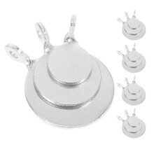 75Pièces Cibles Acier Argentées Multi-Usage Pour Tir Archers