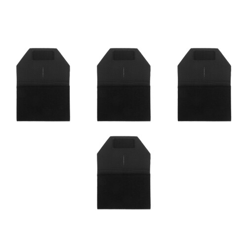 4Pièces Capuchons Hameçons Noir Néoprène Protection Fixation 2