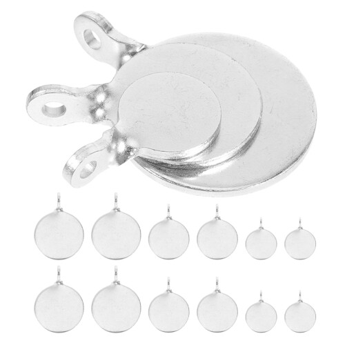 75Pièces Cibles Acier Argentées Multi-Usage Pour Tir Archers 1