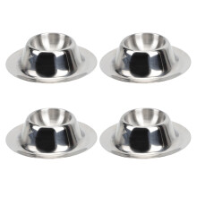8Pièces Supports À Œufs Acier Inoxydable Épurés Usage Maison