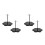 4Pièces Socle Plastique Support Figurines Anime Noir 5