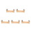 5Pièces Outil Tressage Bracelets Bois Pour Usage 10