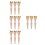 12Pièces Porte-Cercles Broderie Bois - Stand Table Réglable Beige 5