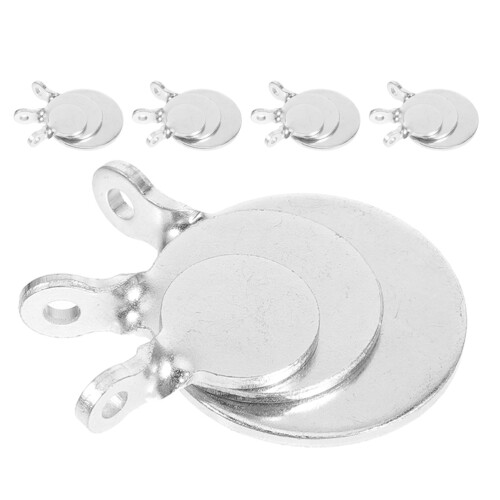 75Pièces Cibles Acier Argentées Multi-Usage Pour Tir Archers 2