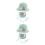 2Ensembles Chapeaux Enfants Vert Sac 3