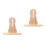 2Pièces Support Bois Pour Roue De Hamster Silencieuse Marron Clair 5