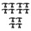 12Pièces Clé Remplacement Rapide Crampons Golf Robuste Noir 8