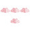 4Pièces Règle Rose Silicone Multifonction Mamelon 6
