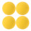 20Pcs Yellow Rubber Soft Bouncy Balls for Rebound Training 1