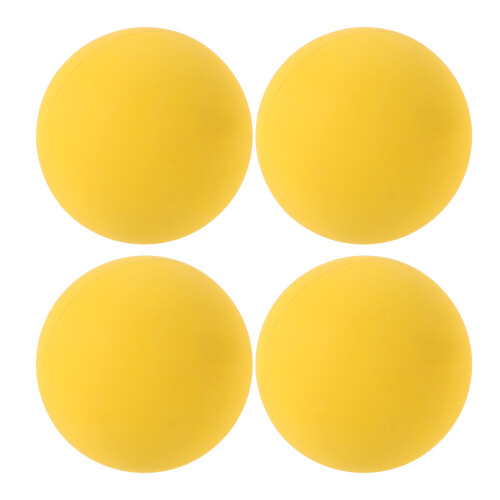20Pcs Yellow Rubber Soft Bouncy Balls for Rebound Training